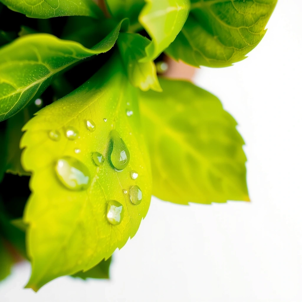 Green leaves background